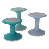 Sprogs Kids Active Motion Stool - Flexible Seating for School Classroom, Office or Home - 16" Seat Height - Turquoise (SPG-NUS400-TR-SO)