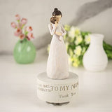 Music Box Mom Statue Gift - Mom Sculpted Hand-Painted Figure, to Mum Figurines from Son Duaghter Birthday for Mom Play You are My Sunshine