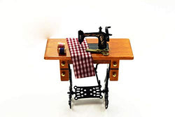 NWFashion Dollhouse Mini Furniture Accessories Decorative Sewing Machine