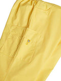 WonderWink Women's Flare Leg Cargo Pant, Yellow, X-Large