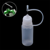 Guoshang 10ml Needle Tip Glue Bottle Tool Precision Bottle Needle Bottle Squeeze Bottle for Small Gluing Projects Paper Quilling DIY Craft Acrylic Painting 100 Pcs