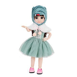 LoveinDIY 14.2 Inch BJD American Doll with Cloth Dress Up Girl Figure for DIY Customizing - Snake