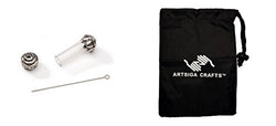 Darice Jewelry Making Charms Metal Pendant Kit w/Fillable Tube 8 x 35mm (6 Pack) 1999 143 Bundle