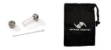 Darice Jewelry Making Charms Metal Pendant Kit w/Fillable Tube 8 x 35mm (6 Pack) 1999 143 Bundle