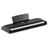 Yamaha DGX670B 88-Key Weighted Digital Piano, Black (Furniture Stand Sold Separately) & L300B Furniture Stand for DGX670B Weighted Digital Piiano, Black