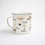 Gift Republic GR270058 Mushroom Enamel Mug, Multi