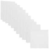 US Art Supply 4" x 4" Mini Professional Primed Stretched Canvas (1-Pack of 12-Mini Canvases)