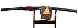 Lyuesword Japanese Handmade Samurai Katana Sword Full Tang 9260 Spring Steel Blade Katana Sword