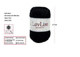 LovLim Crochet Yarn, 10x50g Soft Cotton Yarn Skeins, 1200+ Yards, for Crochet and Knitting, Free Crochet/Amigurumi Patterns, Craft DK Yarn Perfect Starter Kit (Rainbow)