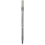 BIC Round Stic Xtra Life Ball Point Pen, Black, 144-Count