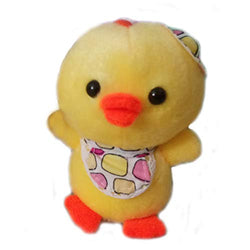 Smilesky Plush Chicken Chick Stuffed Animal Toys Keychains Hanging Ornaments Decorations Yellow 4"