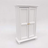 1PC Miniature Dollhouse Furniture 1:12 Dollhouse Wooden Wardrobe for Living Room Bed Room Dollhouse Decoration