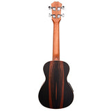 Kadence Ukulele 24" Concert Size Speical Wood Ukulele (Black Wood)