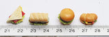 20 Assorted Sandwich, Burger and Croissant Dollhouse Miniature ,Dollhouse Accessories for Collectibles