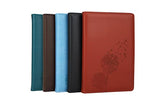 Vintage Leather Notebook Journals for Writing, Dairy for Women & Men, Lines (Dandelion, Turquoise)