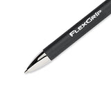 Paper Mate 85582 FlexGrip Elite Retractable Ballpoint Pens, Fine Point, Black, 12 Count