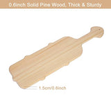 VENESUN 18in Greek Sorority Paddle, Solid Wooden Fraternity Paddle, Unfinished Pine Wood Paddle, Frat Paddle