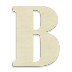 UNFINISHEDWOODCO 23-Inch Unfinished Wood Letter, Large, Letter B