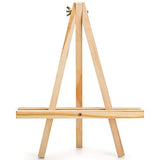 Tosnail 10 Pack 12" Art Easel Stand Tabletop Wooden Display Stand Photo Holder Display Stand for Artist, Students, Adults, Kids Painting