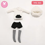 SFLCYGGL Fashion Doll Accessories, Casual Top + Pants Set, for 1/6 BJD Doll Clothes Boy Gift
