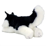 Aurora World Miyoni Lying Husky Plush (Black)