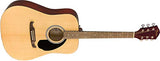 Fender FA-125 Dreadnought Acoustic Guitar, Walnut Fingerboard, Natural