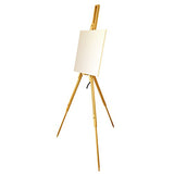 US Art Supply HARBOR Basic Portable Wood Field Sketch Easel with Foldable Tri-Pod Legs