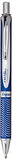 PENTEL EnerGel Alloy RT Retractable Liquid Gel Pen, .7mm, Blue Barrel, Black Ink (BL407CA)