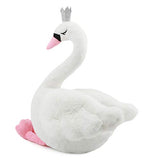 Ice King Bear Big Plush Swan Stuffed Animal Toy 14 Inches (Princess)