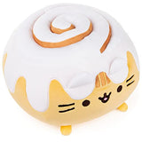 GUND Pusheen Catfé Cinnamon Roll Pusheen Plush Squisheen Cat Stuffed Animal, 12”