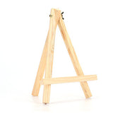 Tosnail 9" Tall Natural Pine Wood Tripod Easel Photo Painting Display Portable Tripod Holder Stand,