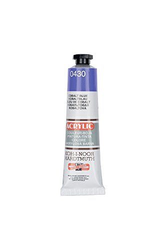 KOH-I-NOOR 40 ml Artists Oil Colour Paint - Cobalt Blue Chromium