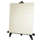 US Art Supply Silver Pismo 65 inch Tall Lightweight Aluminum Field Floor and Table Easel with Bag
