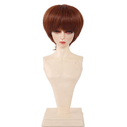 AIDOLLA 9-10 Inch 1/3 BJD SD Doll Short Wig- Girls Gift Temperature Synthetic Fiber Long Curly Synthetic Hair