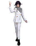 Cosplay.fm Women‘s Kokichi Oma School Uniform Cosplay Costume Outfit Tops Pants Scarf (S, White)
