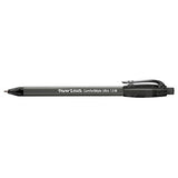 Paper Mate ComfortMate Retractable Ballpoint Pens, Medium Point, Black, 12 Count