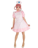 Cosplay.fm Women's Nurse Joy Cosplay Costume Outfit Pink Dress with Hat (S)