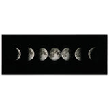 Empire Art Direct Moon Frameless Tempered Glass Flower Panel Graphic Wall Art, 63" x 24" x 0.2", Ready to Hang