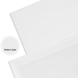 PHOENIX Painting Canvas Panels Multi Pack - 4x4, 5x7, 8x10, 9x12, 11x14, 12x16 Inch, Set of 36-100% Cotton Primed White Artist Canvas Boards for Acrylic, Oil, Watercolor & Tempera, Wet & Dry Media