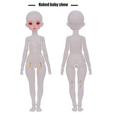 YJPQ 1/6 BJD Doll 29cm Premium Resin Sweet Beauty Doll Jointed Doll with Full Set of Accessories Makeup, Best Gift Anime Toys for Girls