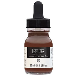 Liquitex Professional Acrylic Ink, 1-oz Jar, Sepia