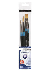 Daler Rowney : Aquafine Watercolour Brush : Wallet Set : 401
