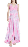 Ele-Woven Maxi Dress for Women – Tie Dye Handmade Boho Summer Dresses Casual