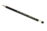 Koh-I-Noor Toison d'Or Graphite Pencil, 4B Degree, 2 Pack (FA1900.4BBC)