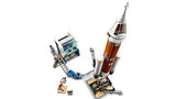 LEGO City Space Deep Space Rocket and Launch Control 60228 Model Rocket Building Kit with Toy Monorail, Control Tower and Astronaut Minifigures, Fun STEM Toy for Creative Play (837 Pieces)