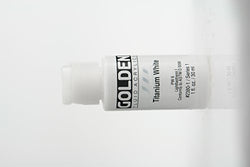 Golden Fluid Acrylic Paint 1 Ounce-Titanium White