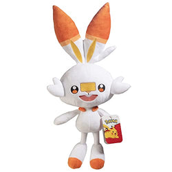 Pokémon 12" Large Scorbunny Plush - Officially Licensed - Quality Soft Stuffed Animal Toy - Sword and Shield Starter - Great Gift for Kids, Boys, Girls & Fans of Pokemon
