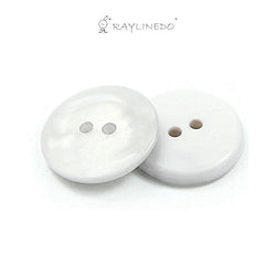 RayLineDo Pack of 95-100pcs 11.5MM Lady Children Shirts Cuff Resin Dazzle Color Buttons for