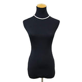 NAVADEAL Black Superb Lycra Fabric Cover, Perfect for Dress Form Mannequin Dummy (Mannequin Not Included)