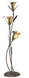 Franklin Iron Works Intertwined Lilies Floor Lamp